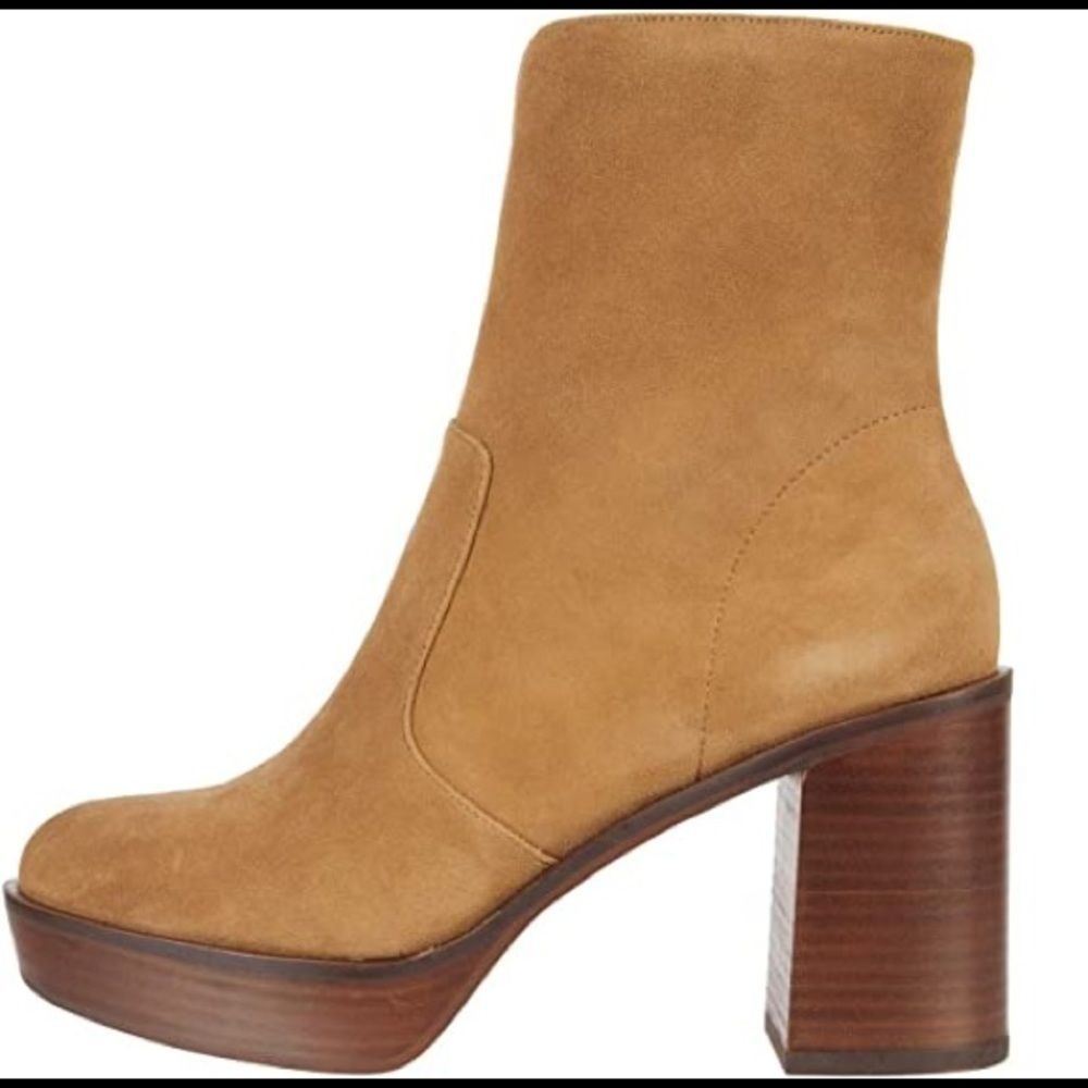 Vince Camuto Kentsa Block Boots Suede Platform